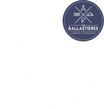 Logo from the Campsite Les Ballastières in Haute-Saône in the Burgundy-Franche-Comté region
