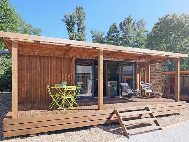 Location Cottage 3 chambres dans les Vosges du Sud, au camping les Ballastières