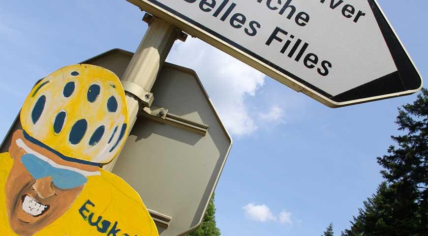 Aufenthalt Etappe Les 3 Ballons Richtung La Planche des Belles Filles