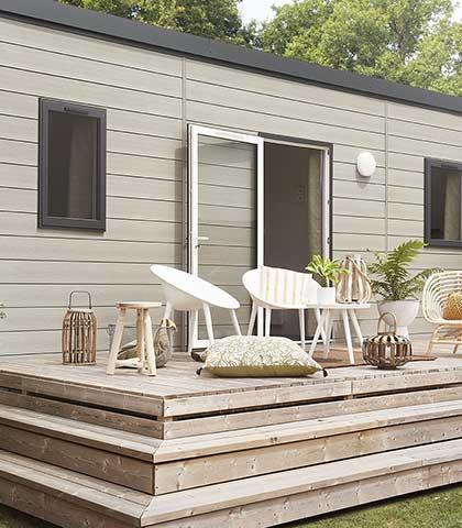 Premium 2-bedroom mobile home, Campsite Les Ballastières in Burgundy-Franche-Comté