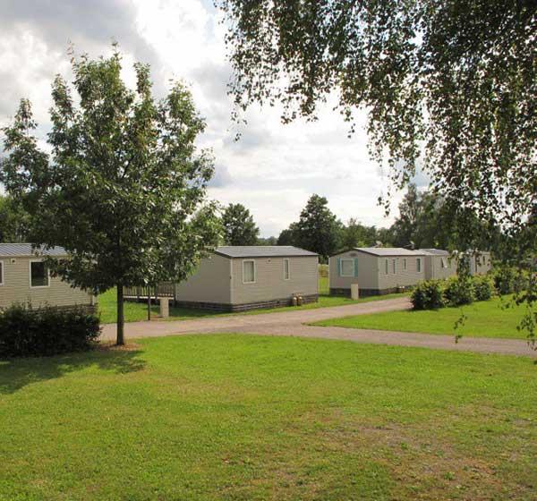 3-bedroom Classic mobile home, for rent at the Campsite Les Ballastières in Champagney, in the heart of a green natural setting