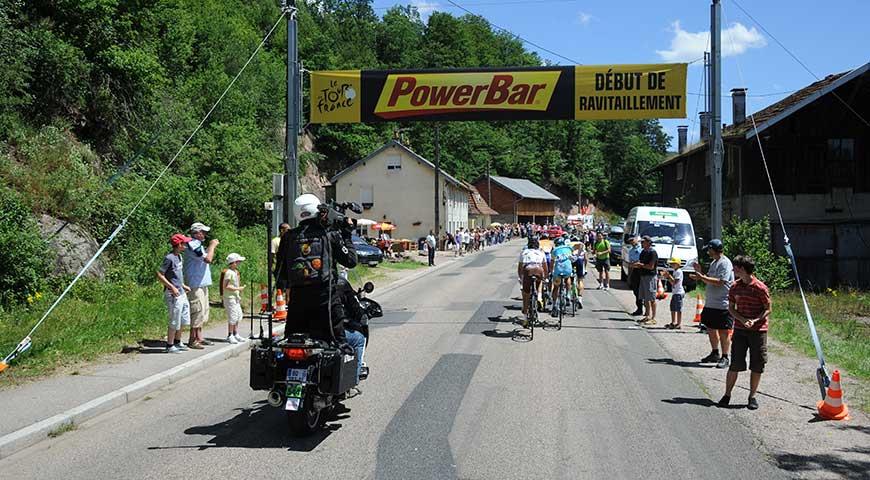 The Campsite Les Ballastières in Haute-Saône is located 18 km from the Planche des Belles Filles, a stage of the Tour de France cycle race