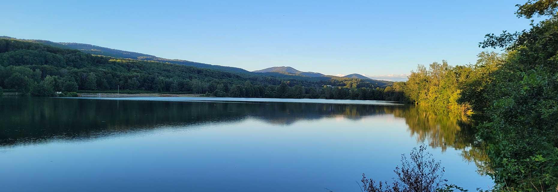 Ballastières lakes in the Southern Vosges