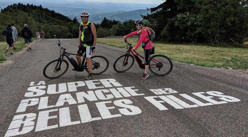 Randonnée cycliste à la super planche des belles filles