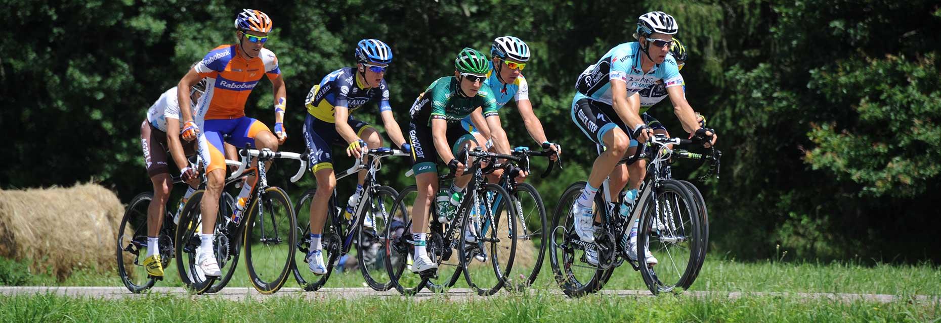Tour de France-fietser rijdt door Haute-Saône