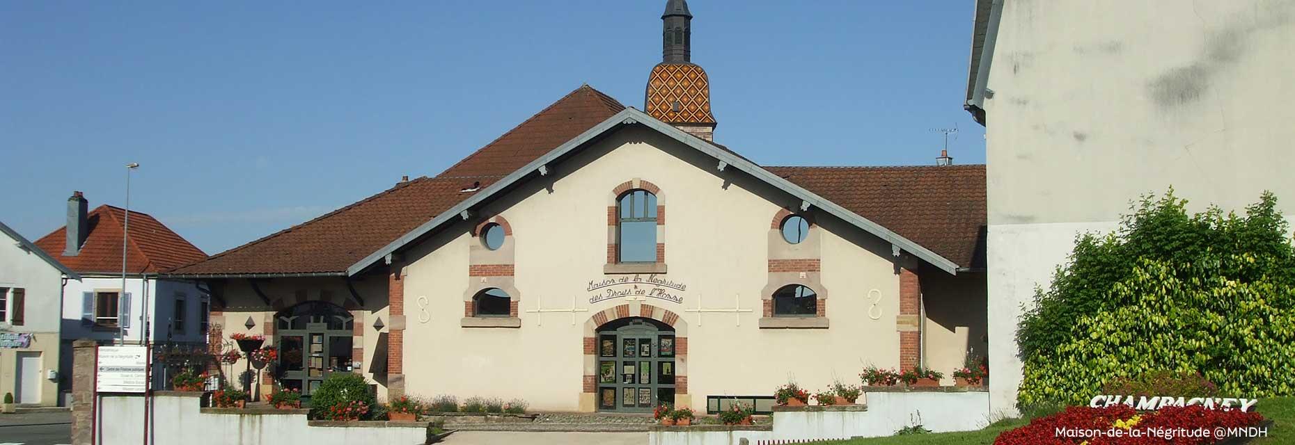 Visite de la maison de la négritude à Champagney en Haute-Saône