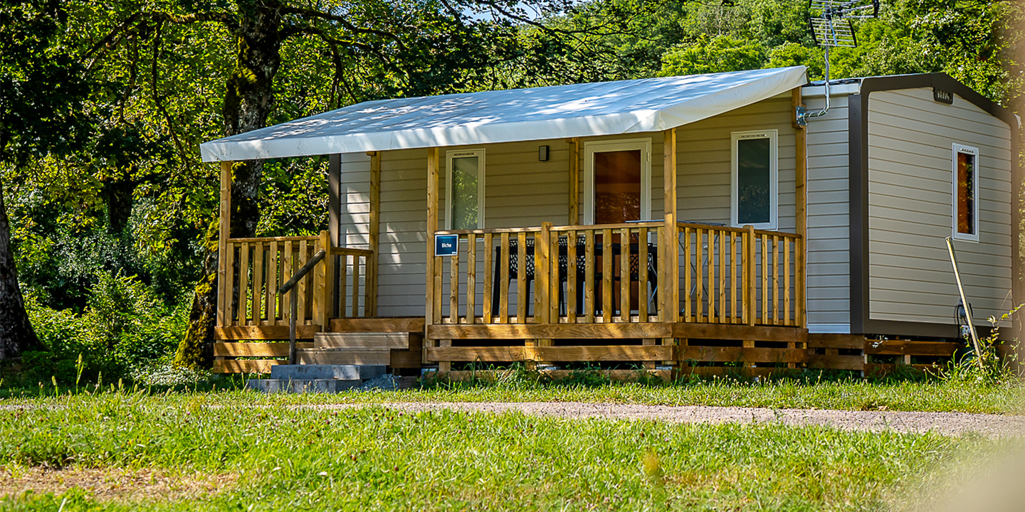 Location mobil-homes au camping les Ballastières en Haute-Saône